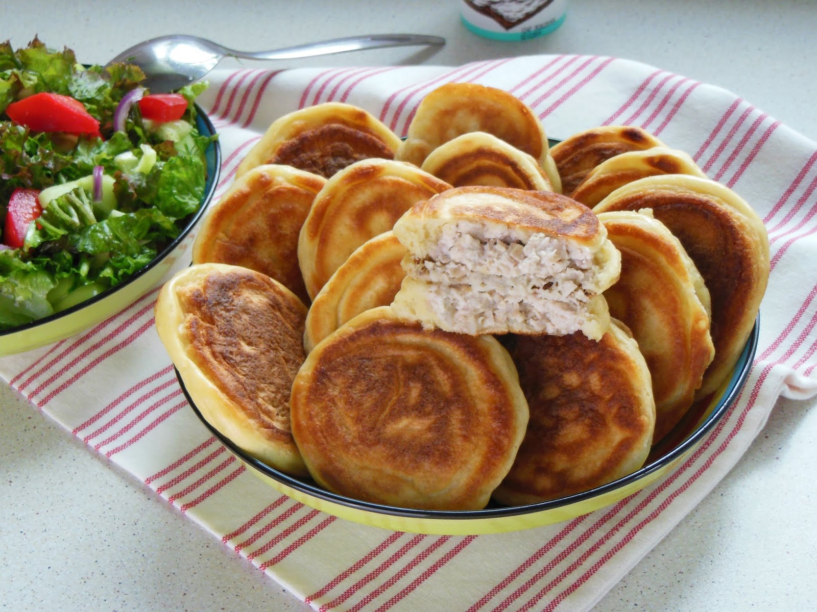 Оладьи с начинкой